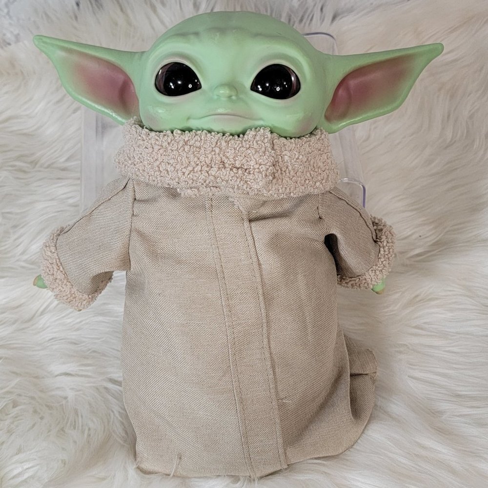 BABY Yoda Doll Star Wars Mandalorian The Child Grogu Plush Green Tan Stuffed